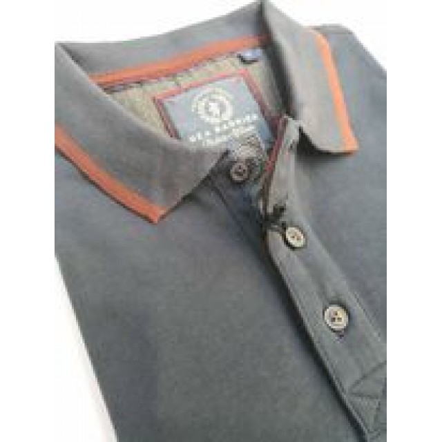 POLΟ-SHIRT NAVY SEA BARRIER