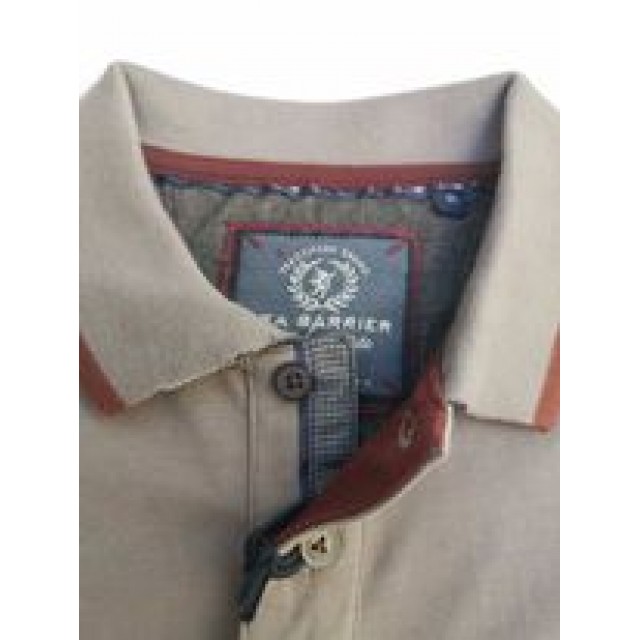 POLO-SHIRT GREY SEA BARRIER 