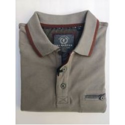 POLO-SHIRT GREY SEA BARRIER 