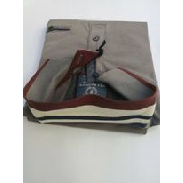 POLO-SHIRT GREY SEA BARRIER 