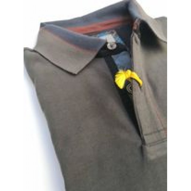 POLO-SHIRT ANTHRACITE SEA BARRIER