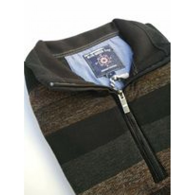 POLO-SHIRT RIGE BLACK BLUE GREEN 