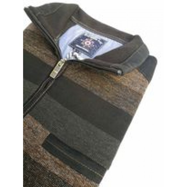 POLO-SHIRT RIGE BLACK BLUE GREEN 