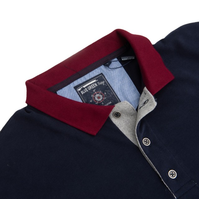 BLUE GREEN POLO Blue