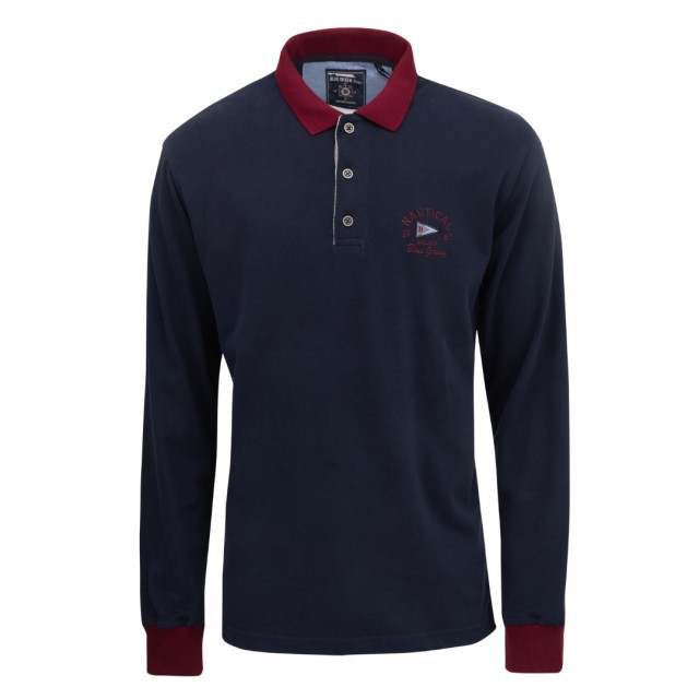 BLUE GREEN POLO Blue