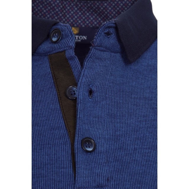 LEXTON Blouse Polo Blue 