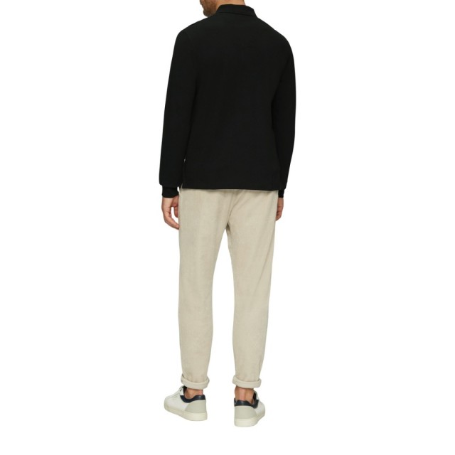 S.OLIVER POLO SHIRT BLACK