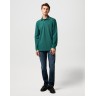 WRANGLER POLO Shirt GREEN PIQUE