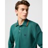 WRANGLER POLO Shirt GREEN PIQUE