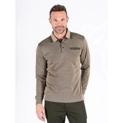 PRE END LS POLO GREIGE