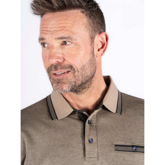 PRE END LS POLO GREIGE