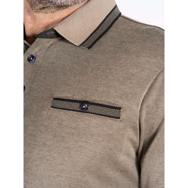 PRE END LS POLO GREIGE