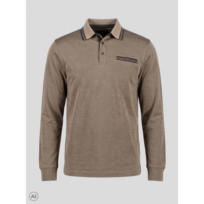 PRE END LS POLO GREIGE