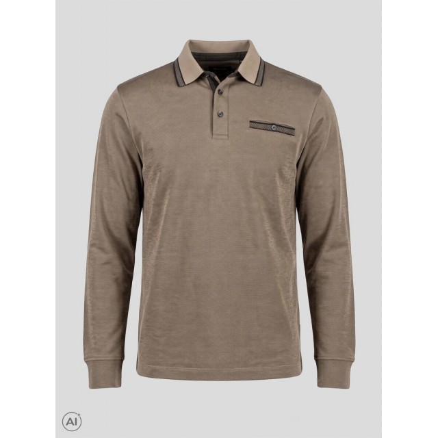 PRE END LS POLO GREIGE