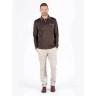 PRE END LS POLO BROWN