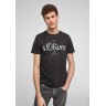 S.OLIVER T-Shirt Mαύρο 