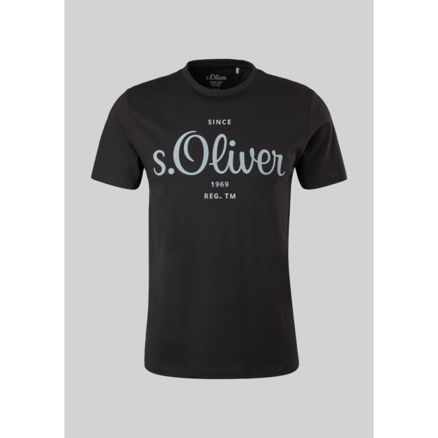 S.OLIVER T-Shirt Mαύρο 