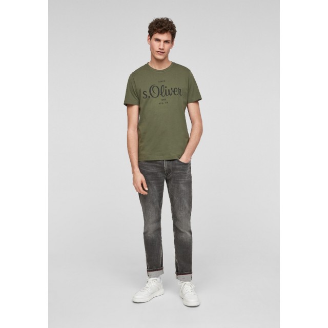 S.OLIVER T-Shirt Λαδί 