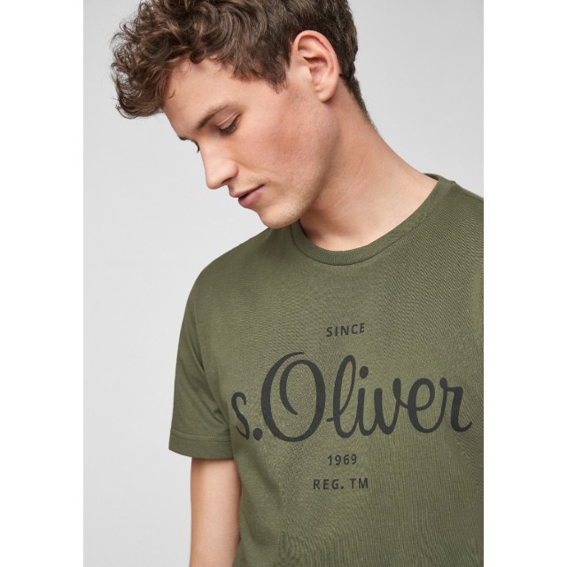 S.OLIVER T-Shirt Λαδί 