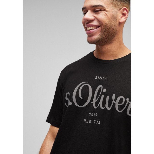S.OLIVER T-SHIRT BIG Black