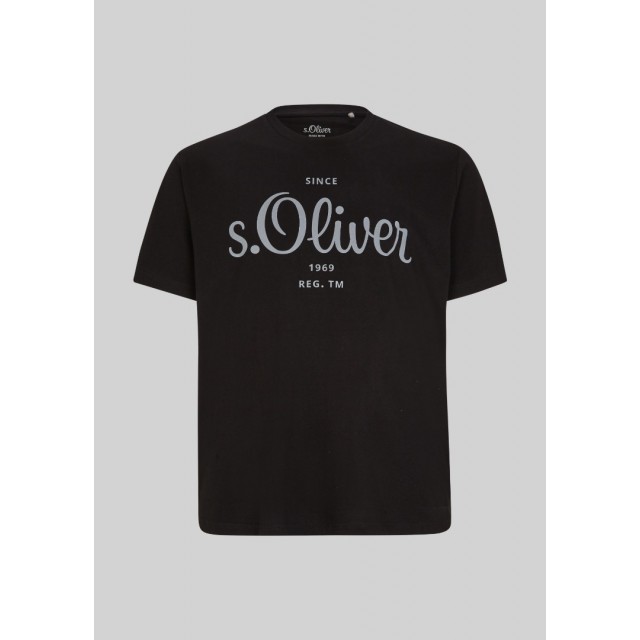 S.OLIVER T-SHIRT BIG Black