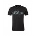 S.OLIVER T-Shirt logo Black