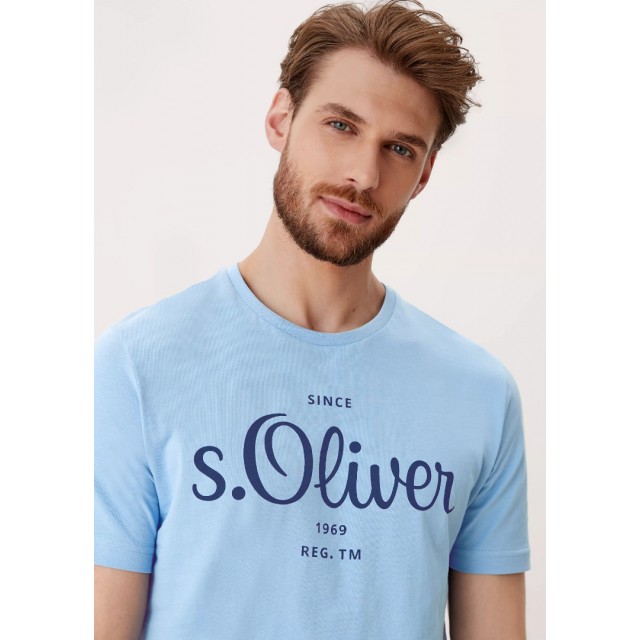 S.OLIVER T-Shirt Light Blue