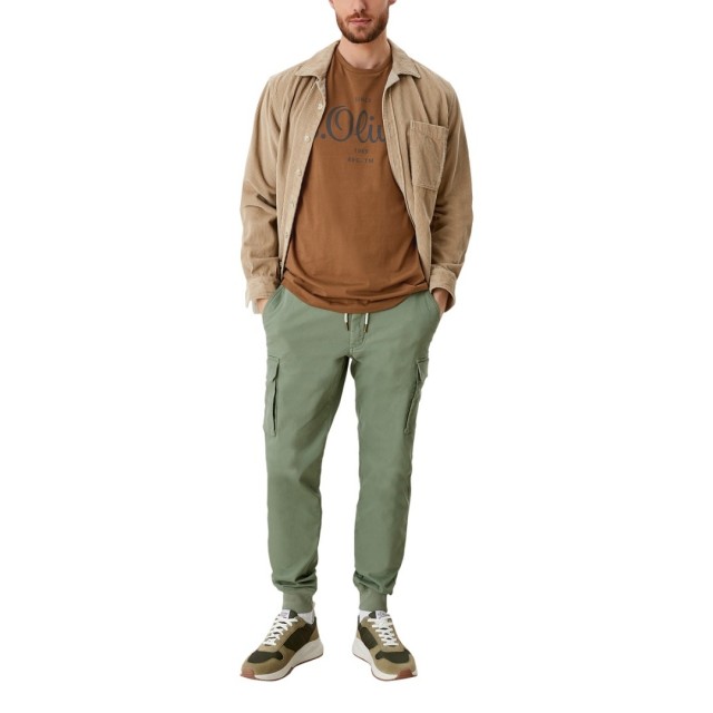 S.OLIVER T-Shirt Καφέ