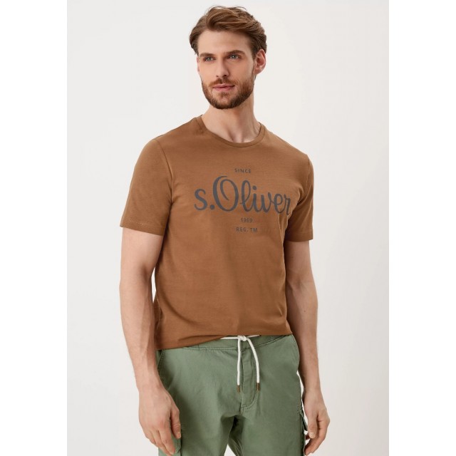 S.OLIVER T-Shirt Καφέ