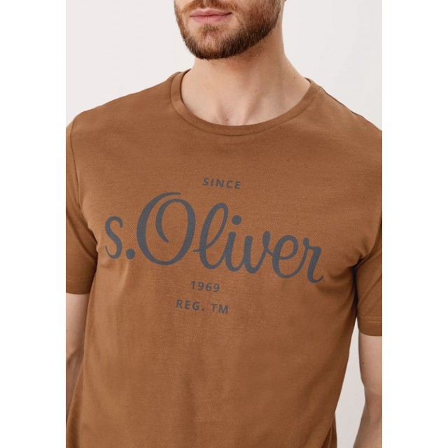 S.OLIVER T-Shirt Καφέ