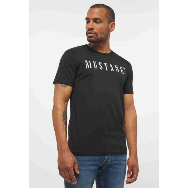 MUSTANG T-SHIRT BLACK