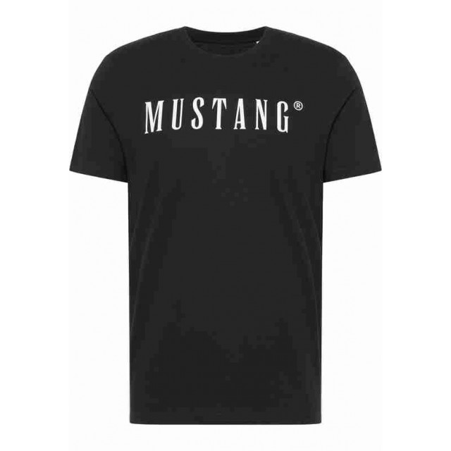 MUSTANG T-SHIRT BLACK