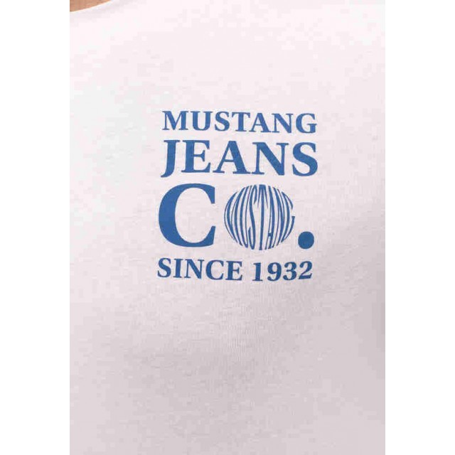 MUSTANG T-SHIRT PURPEL