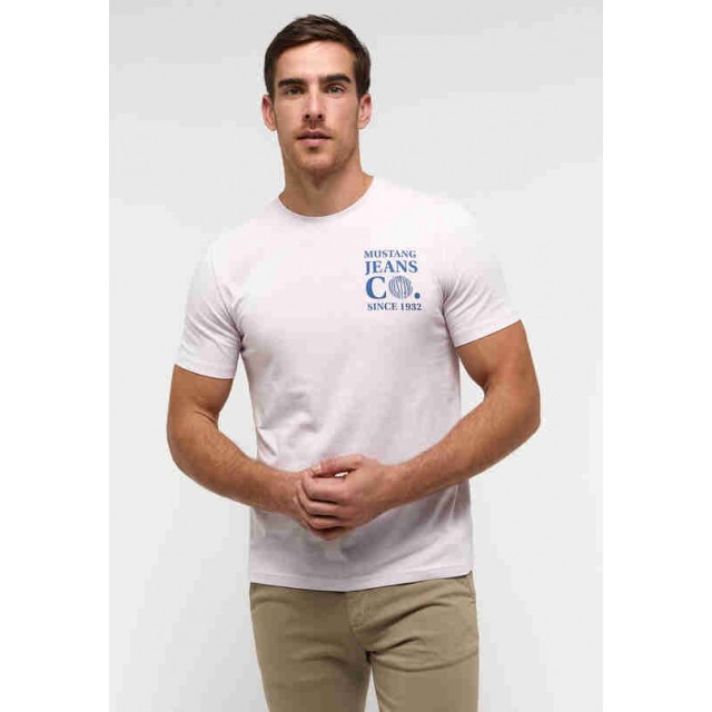 MUSTANG T-SHIRT PURPEL