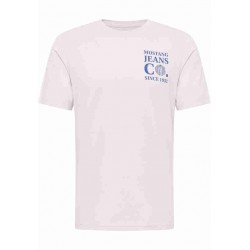 MUSTANG T-SHIRT PURPEL