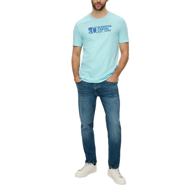 S.OLIVER T-SHIRT AQUA