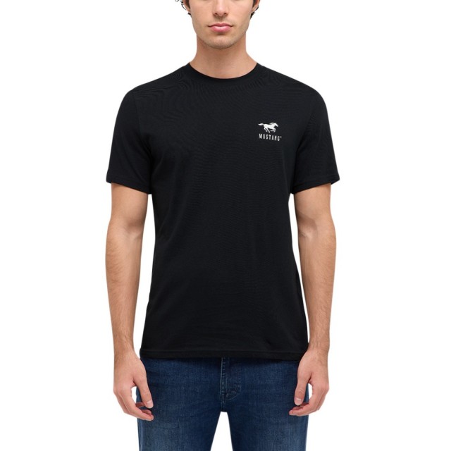 MUSTANG T-SHIRT BLACK