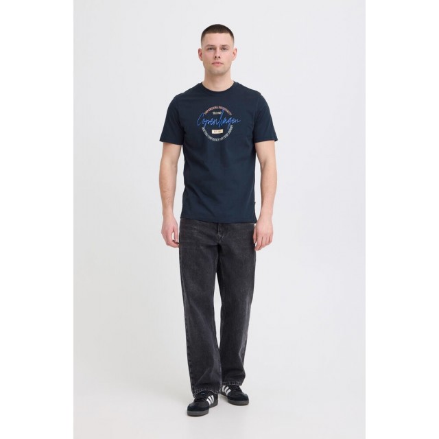 BLEND T-SHIRT LOGO NAVY