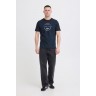 BLEND T-SHIRT LOGO NAVY