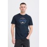 BLEND T-SHIRT LOGO NAVY