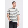 BLEND T-SHIRT WITH STRIPES OLIVE