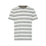 BLEND T-SHIRT WITH STRIPES OLIVE