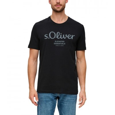 S.OLIVER T-SHIRT BLACK