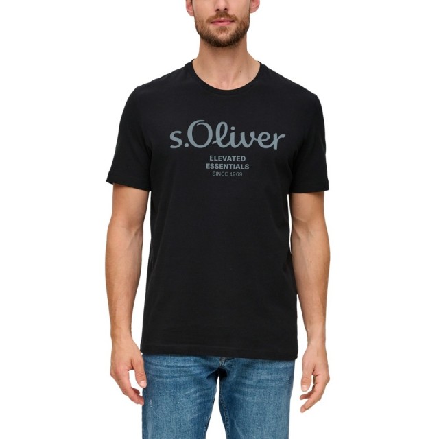 S.OLIVER T-SHIRT BLACK