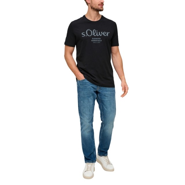 S.OLIVER T-SHIRT BLACK