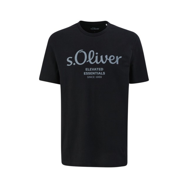 S.OLIVER T-SHIRT BLACK