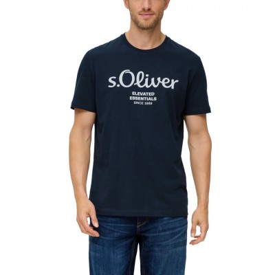 S.OLIVER T-SHIRT NAVY BLUE