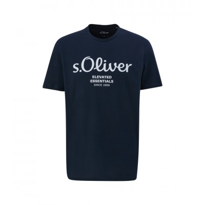 S.OLIVER T-SHIRT NAVY BLUE