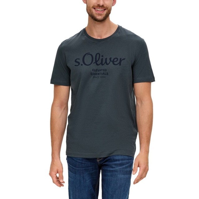 S.OLIVER T-SHIRT DARK GREY