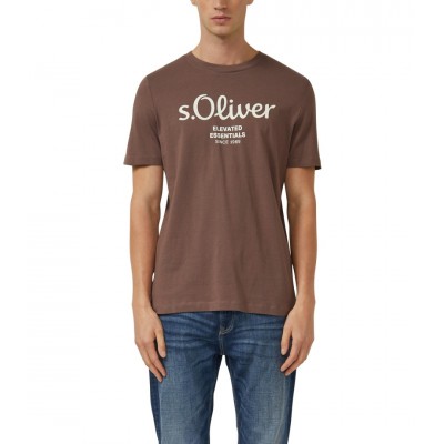 S.OLIVER T-SHIRT BROWN
